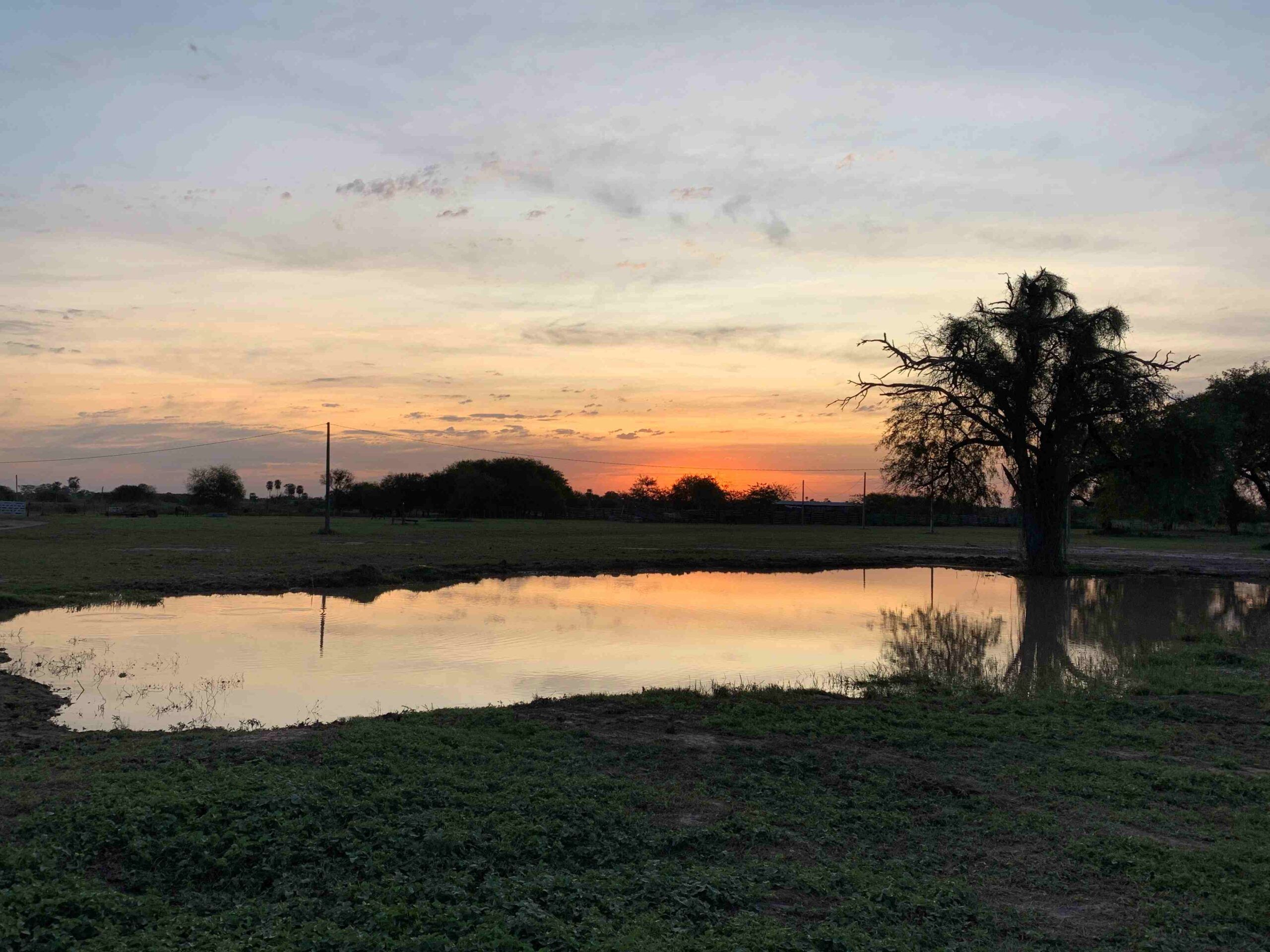 atardecer en Paraguay