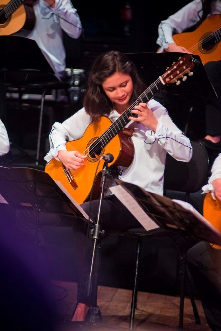 Micaela Núñez when she was a teenager
