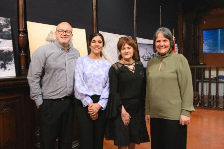 The production director and her team 