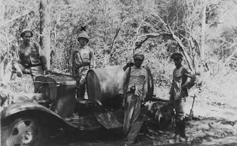 Camión aguatero durante la guerra del chaco 